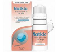 Sodium Chloride 5% Eye Drops for Corneal Oedema - Preservative-Free, Hypertonic Saline Solution with Novelia Bottle Technology, 10ml - Sterile & Safe for Sensitive Eyes | SterlingSquare