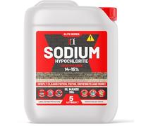 Sodium Hypochlorite Patio Cleaner 5 Litres of Industrial-Strength Algae & Black Spot Remover Powerful Driveway & Paving Cleaner Professional Outdoor Cleaning Solution for Concrete