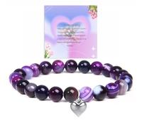SODLYUE Apology Bracelet Gifts For Her, Im Sorry Gifts for Her, Sorry and Forgive Me Gift Comes in Gift Box with Apology Card For Wife, Girlfriend, Friends, Apology, Stone, no gemstone