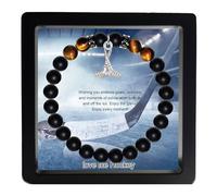SODLYUE Baseball Soccer Football Basketball Ice Hockey Bracelet Gifts for Boys, Birthday/Graduation/Christmas Baseball Senior Night Gifts for Son Grandson Players Team Coach, Black Bracelet, Stone, no