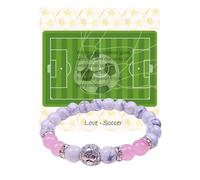 SODLYUE Soccer Gifts - Soccer Bracelet Jewelry, Inspirational Soccer Bracelet for Soccer Lover, Coach, Player, Stone, no gemstone