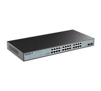 SODOLA 24 Port 2.5Gb Umanaged Switch,24X2.5G Base-T Ports,2X10G SFP, 160Gbps Switching Capacity,Port Isolation,/IU Rack-Mount/Fanless/Plug & Play Multi-Gig Unmanaged Ethernet Switch