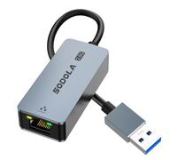 SODOLA USB AM to RJ45, 2.5G Ethernet Adapter