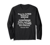 Sodom and Gomorah Genesis 19:24 Long Sleeve T-Shirt