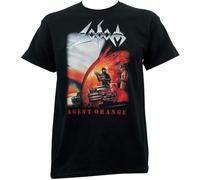 Sodom Band Agent Orange Album Cover Art Men T-Shirt Black S