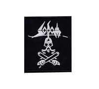 Sodom Silver Patch Badge Embroidered Iron on Applique Souvenir Accessory