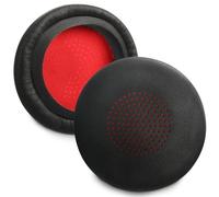 Sodorous Voyager Focus UC B825 Ear Pads Cushions Replacement, Compatible with Plantronics Voyager Focus UC B825, Blackwire 5220, 5210, 7225, 2 USB-A, Memory Foam, Leather, Black