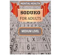 SODUKO: This Sudoku Challenge is a Brain-Boosting Experience with 200 Medium-Difficulty Puzzle | the perfect activity game to Enhance your Memory, ... and Cognitive Health | Solutions included.