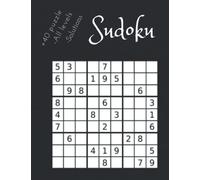 Soduku paperback: Sudoku Puzzles - More Than 40 Sudoku - Easy - Medium - Hard - Expert - Paper book - sudoku with full solutions