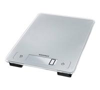 Soehnle Aqua Proof Weighing Scales, Dishwasher Proof Scale to Weigh Food, Waterproof Digital Kitchen Scales - Silver, Electronic Kitchen Scale to 10 kg Capacity, Large 23 mm Digits