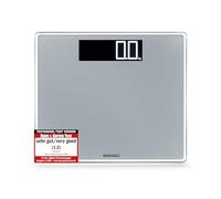 Soehnle Digital Scale Style Sense Comfort 600, Extra Large Bathroom Digital Scales, White Weighing Scales, Safety Glass Weight Scales for Body Weight, Weighing in kg, lb and st, Capacity to 200 Kg