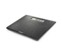 Soehnle personal scale Style Sense Comfort Coral, weighing scale with high-quality frosted glass, coral design, large LCD display, non-slip surface, digital scale with load capacity up to 180kg, black
