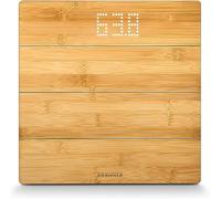 Soehnle Style Sense Bamboo Magic, digital scale, weight up to 180 kg in 100 gram increments, Display visible when on, scales including batteries, body scale, Bamboo Scales for Body Weight