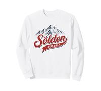 Sölden Austria Alpine Mountain Ski Resort Retro Graphic Sweatshirt