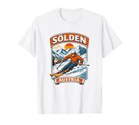 Sölden Austria Skiing Vintage Alpine Resort T-Shirt