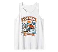 Sölden Austria Skiing Vintage Alpine Resort Tank Top
