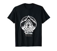 Söll Austria Ski Resort Chalet and Lettering Söll T-Shirt