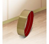 Soengsau Stainless Steel Kick Plate, Anti-Scratch Base Cover Kickplate, Peel and Stick Baseboard Molding Trim for Wall, Entrance Door, Kitchen Cupboard, Dishwasher Toe (118"L x 3.15"W, Brushed Gold)