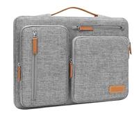 SOENS 360 Protective Laptop Sleeve Bag Suitable For Macbook Pro 13 14 15 16inch HP Dell Lenovo Notebook Handbag Shoulder Bag(Gray,15-16inch)
