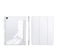 SOENS Clear Acrylic Anti-bend Full Wraparound Cover Suitable For Huawei Matepad 11.5/Matepad Air 11.5 2023 Tri-fold stand Case(White,Matepad 11.5 2023)