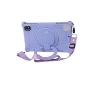 SOENS Compatible with TCL 10 Tab Max 4G 10.36""/Tab 10S 10L 10.1"" Case Soft Silicon Protect Shell Tablet Stand Cover with Strap(Color:Purple,Size:for TCL Tab 10L)