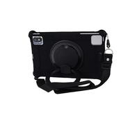 SOENS Compatible with TCL 10 Tab Max 4G 10.36""/Tab 10S 10L 10.1"" Case Soft Silicon Protect Shell Tablet Stand Cover with Strap(Color:Black,Size:for TCL Tab 10L)
