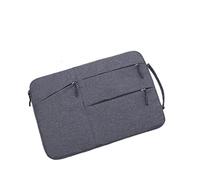 SOENS Laptop Bag 12 13 14 15 inch Waterproof Notebook Case Suitable for MacBook Air/HP/Dell/Lenovo Computer Handbag Briefcase (Color : Dark Grey, Size : 13 inch)