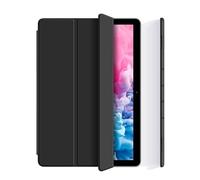 SOENS Soft Silicon Stand Tablet Case Suitable for Lenovo Xiaoxin Pad 2022 Tab M10 Plus 3rd Gen 10.6inch TB-125F 128F Cover(Black,for Xiaoxin Pad 10.6)