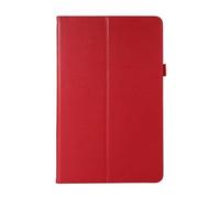 SOENS Suitable for Huawei Honor Pad 8 12-inch Tablet Case HEY-W09 Lychee Pattern Bracket Bifold Leather Case Protective Case (Color : Red)