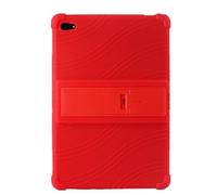 SOENS Suitable for Huawei Mediapad M5 Lite 10 Case 10.1" BAH2-L09 BAH2-W19 BAH2-W09 Case Tablet Silicone Shockproof Stand Cover (Color : Red)