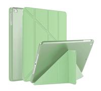 SOENS Tablet Case Suitable For Apple iPad Air 11 M2 / Pro 11 M4 2024 11inch TPU Silicone Full Wrap Multi-Variable Y-Fold Cover(Light Green,For iPad Air 11 M2 2024)