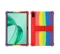 SOENS Tablet Cover Suitable for Huawei Honor Pad X8a 11 2024 NDL-W09 Shockproof Soft Silicon Stand Protective Shell(Rainbow)