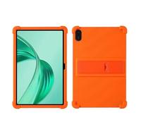 SOENS Tablet Cover Suitable for Huawei Honor Pad X8a 11 2024 NDL-W09 Shockproof Soft Silicon Stand Protective Shell(Orange)