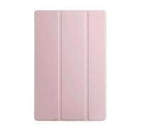 SOENS Tri-fold PU Leather Flip Tablet Case Suitable For Huawei MatePad Pro 12.2inch MRO-W00/W10 2024 Soft TPU Silicone Back Cover(Pink)