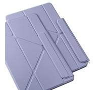 SOENS Ultra Thin Multi-folding Magnetic Cover Suitable For Huawei Honor GT Pro/MagicPad 2 12.3inch 2024 Double-sided Clip Case(Lavender,For Honor MagicPad2)