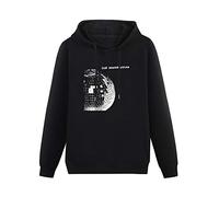 SOEO Lcd Soundsystem Hoodies Pullover Hooded with Drawstring Pockets Black XL