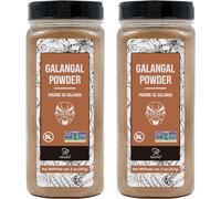 Soeos Galanga Powder 8oz (227g), Twin Pack, 16oz Total, Non-GMO, Kosher, Greater Galanga, Alpinia Galanga, Perfect for Tom Yum and Tom Kha Soups,Product of Vietnam, Galangal Powder for Cooking.