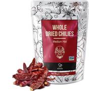 Soeos Hot Dried Chili, Szechuan Dried Chili，Dry Szechuan Pepper, Dry Chile Peppers, Sichuan Pepper, Dried Red Chilies, 4oz (Medium Hot).
