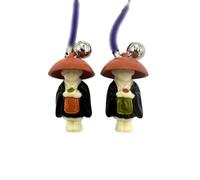 SÖPÖSÖPÖ Takuhatsu Monk Charm - 2 pieces x 11cm Set Maid in Japan Cute Amulet Japanese style souvenir gift