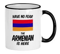 SoeRukd Have No Fear Armenia Proud Country Mug Featuring The Armenian Flag 11 Ounces Funny Coffee Mug Novelty Ceramics Cup,U19