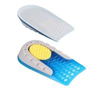 SOESFOUFU 1 Pair Height Increasing Insoles Thickened Heel Design and Anti-Skid Heel Pad Comfortable TPE Material Sweat Absorbing Shoe Insoles for Exercise