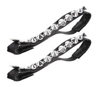 SOESFOUFU 1 Pair Studded Foot Straps Adjustable Fixing Shoe Strap for Women High Heels Detachable Replaceable Polyester Plastic Band for Daily Use to Prevent Heels Slide