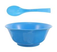 SOESFOUFU 1 Set Prison Dining Bowl and Spoon - Safe Plastic Bowl and Scoop, Anti-Injury Detention Center Utensils, Secure Correctional Eating Tools for Inmates
