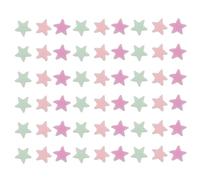SOESFOUFU 10 Pcs Pink Resin Five-Pointed Star Nail Art Charms Multipurpose Use Versatile Styling Creative Decorations for Clothing and Craft Projects