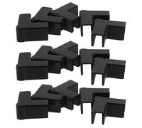 SOESFOUFU 100pcs Fish Tank Corner Safety Protectors Plastic Glass Edge Guards Right Angle Reinforcing Edges Security Protective Barrier for Glass Fish Tank in Offices and Public Places