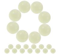 SOESFOUFU 100pcs Glass Beads for Crafts Creative Luminous Round Glass Beads Light Green Glow in The Dark for Bracelets Jewelry Making