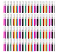 SOESFOUFU 100pcs Interdental Brushes for Braces Cleaners with Sturdy Material Portable Teeth and Gum Gap Cleaning Tools for Daily Orthodontic Care