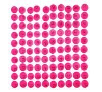 SOESFOUFU 100pcs Plastic Raffle Balls Numbered 1-100 Spherical Mini Bingo Balls for DIY Raffle Games and Party Entertainment, Easy to Maintain for Commercial Events