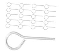 SOESFOUFU 100pcs Stainless Steel Fire Extinguisher Pull Pins Lock Pins Safety Lock Design for Home Office Vehicle Fire Equipment Protection