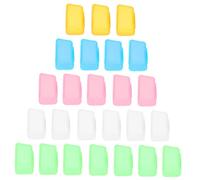 SOESFOUFU 100Pcs Toothbrush Head Covers Portable Travel Toothbrush Protector Caps for Clean Hygiene Lightweight Toothbrush Accessories for Camping Hiking and Business Trips